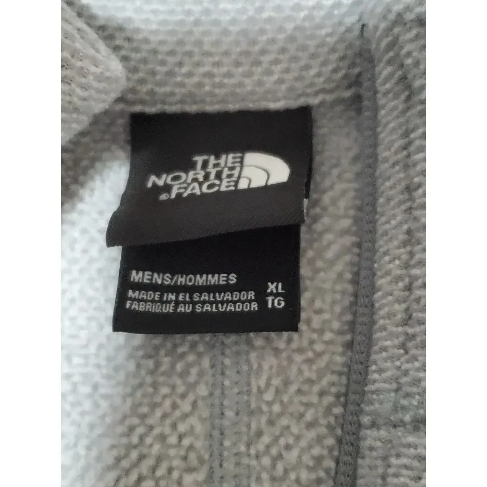 The North Face Men’s XL Gray 1/4 Zip Pullover Fleece Lightweight Outdoor
